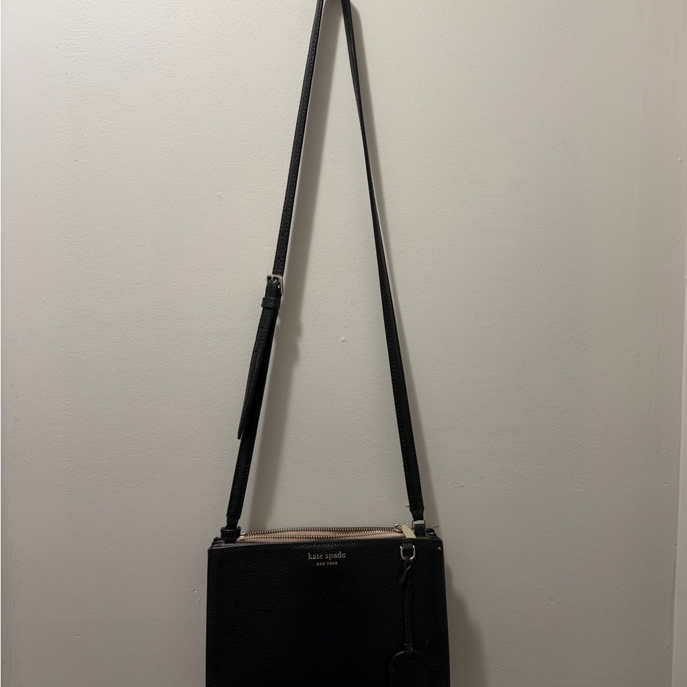 Kate Spade Black and Cream Crossbody Bag